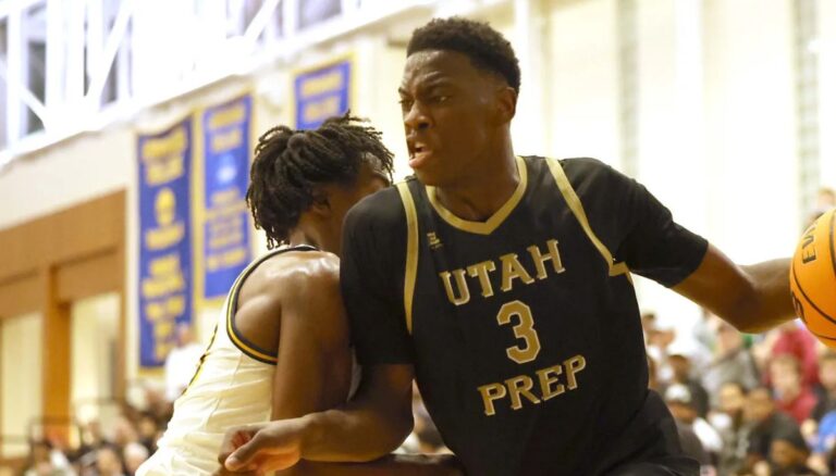 AJ Dybantsa while playing for Utah Prep High School