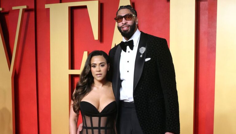 Anthony Davis with his wife Marlen Polanco