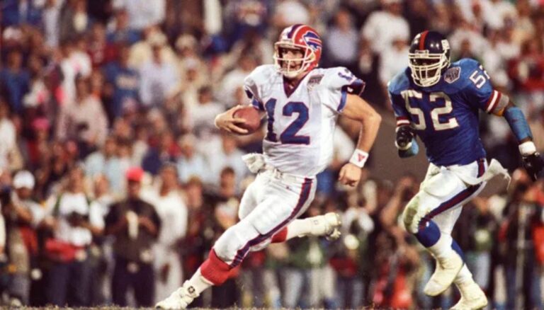 Buffalo Bills and New York Giants game during Super Bowl XXV