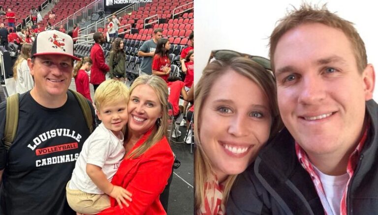 Dani Busboom Kelly with her longtime husband Lane Kelly and son Boone