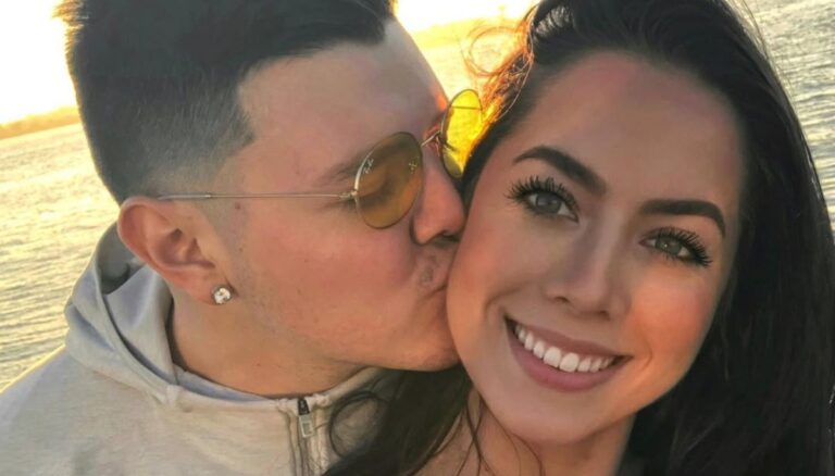 Dominik Mysterio Pictured With His Wife Marie Juliette In A Photo Shared By Him On Her 23rd Birthday In July 2020
