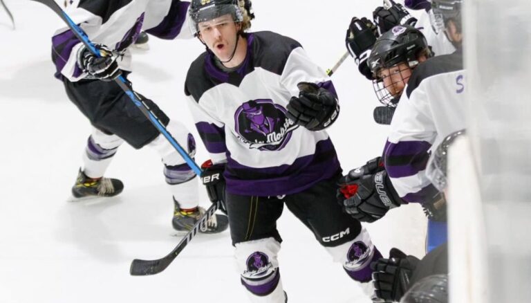 Johnny Bonta while playing ice hockey for Toledo Mobster