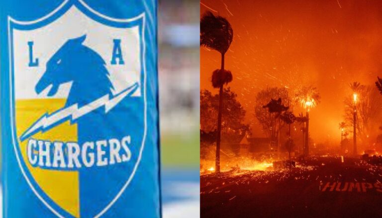 The Los Angeles Chargers help Los Angeles' wildfire victims