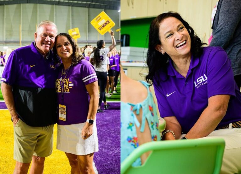 Louisiana State University Head Coach Brian Kelly's Wife Paqui Inspires Not Only Her family But Also Many Others Who Are Facing Similar Battles
