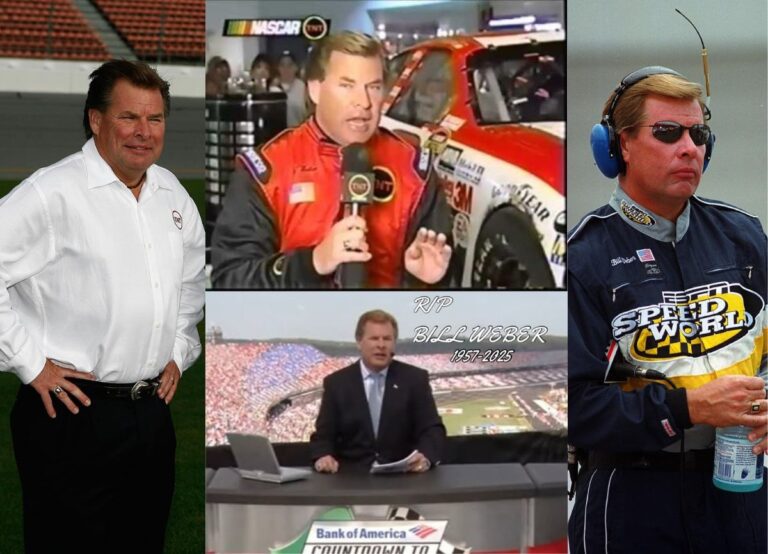NASCAR Broadcaster Bill Weber Passed Away In 2024 At The Age Of 67, Leaving A Lasting Legacy Of His Passion For Motorsport.