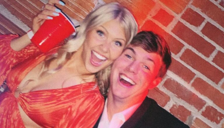 Ohio State Buckeyes Quarterback Will Howard Pictured Partying With His Girlfriend Lauren Leiker In April 2023