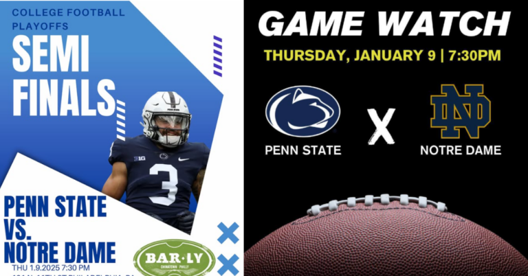 Penn State and Notre Dame