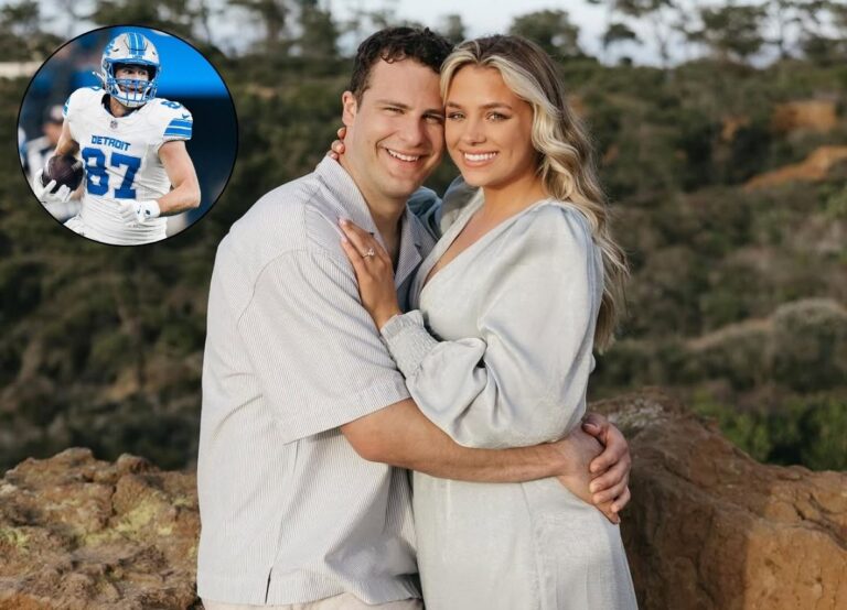 The Detroit Lions Tight End Sam LaPorta And His Future Wife Are College Sweetheart Whose Love Story Blossomed Through The Challenges Of Sports, Education, And Family Support
