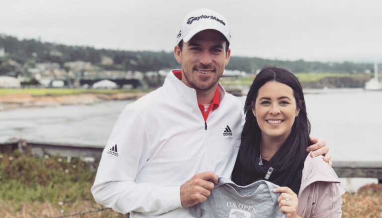 Nick Taylor With His Beautiful Wife