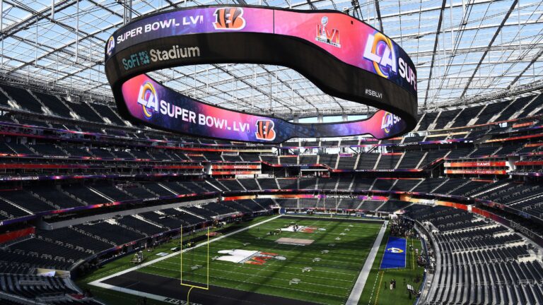 a guy was caught Cheating on Wife at Super Bowl LIV.