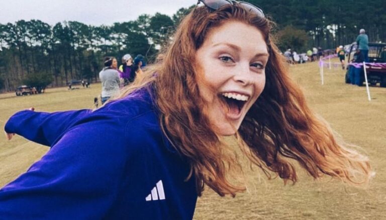 ECU Athlete Hailey Yentz Pictured During A Track And Field Event In 2023