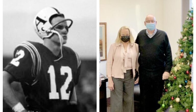 Former Michigan Wolverines QB Wally Gabler With His Wife Carole Cushing Previously Donated To Meaford Hospital Foundation In 2022 An Amount of $70,000