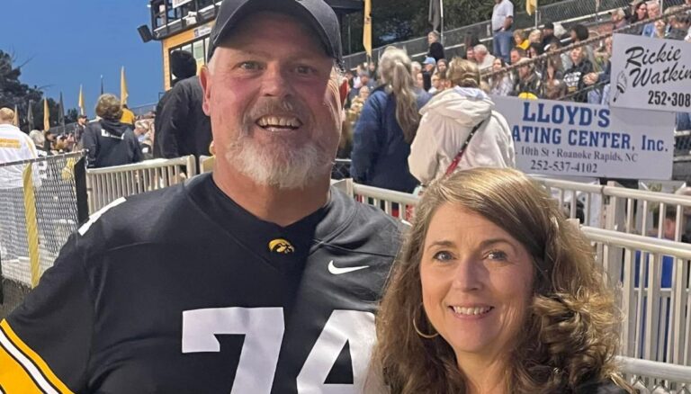 Former RRHS coach and player David Blackham Dean Pictured With His Wife Carol At A Sports Event In 2022