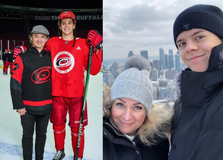 From NHL History Maker To Carolina Hurricanes Star Jesperi Kotkaniemi Follows Father Mikael's Hockey Legacy While His Mother Kati Remains His Rock
