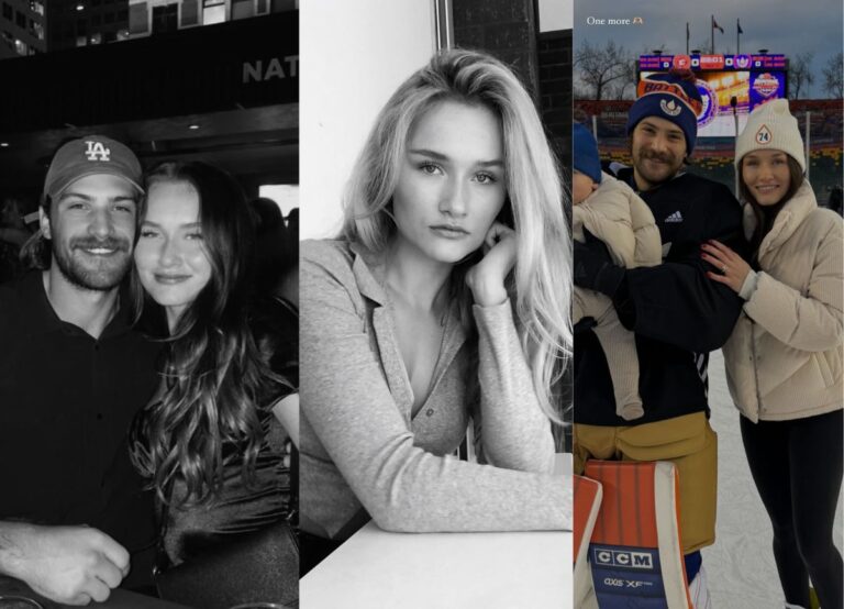 NHL Ice Hockey Goaltender Stuart Skinner And Wife Chloe Inspire With Their Love And Family Life