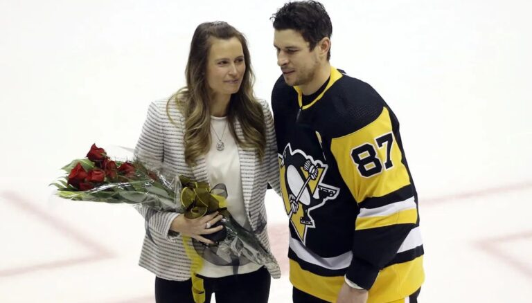 NHL star Sidney Crosby with his girlfriend Kathy