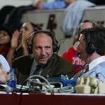 Ted Sarandis during his broadcasting era