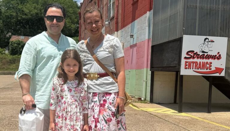 Ukrainian Figure Skater Oksana Baiul Pictured With Her Husband Carlo Farina And Their Daughter, Sophie, On Father's Day 2024