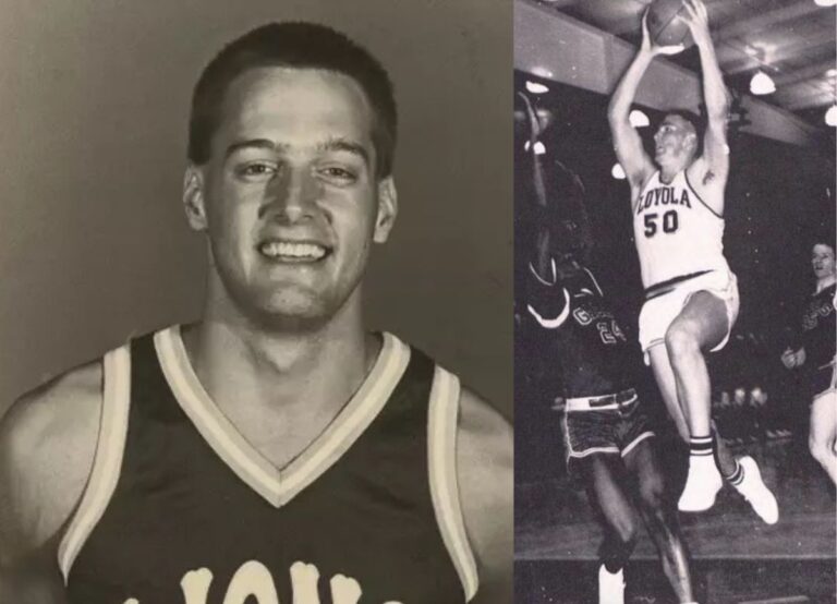 Loyola University Hall of Fame basketball guard Jerry Grote passed away, leaving behind his beloved wife.
