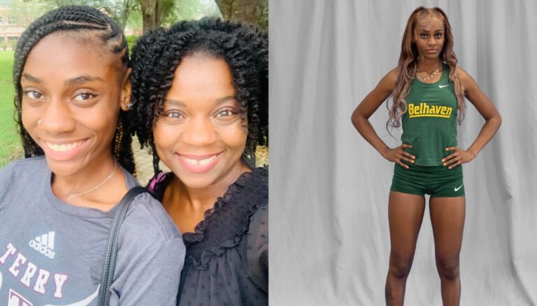 Natalie Black was an exceptional track and field athlete at Belhaven University