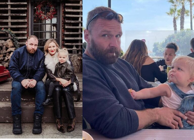 Professional Wrestler Jon Moxley Is A Loving Father And Devoted husband