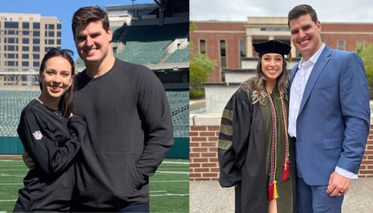 NFL star Trey Hendrickson with his wife Alisa