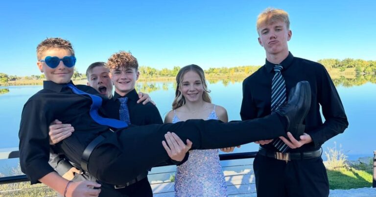 Zane Wolters With His Friend