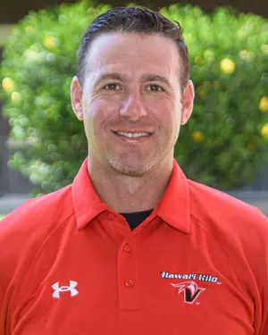 Garrett Estrin was named Hawai&lsquo;i Hilo men's soccer head coach in May 2022