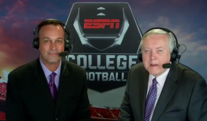 Mike Patrick on the right.
