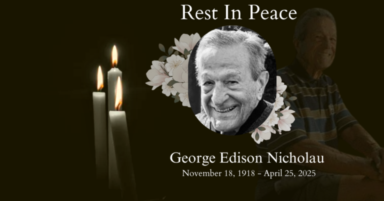 George Edison Nicholau death