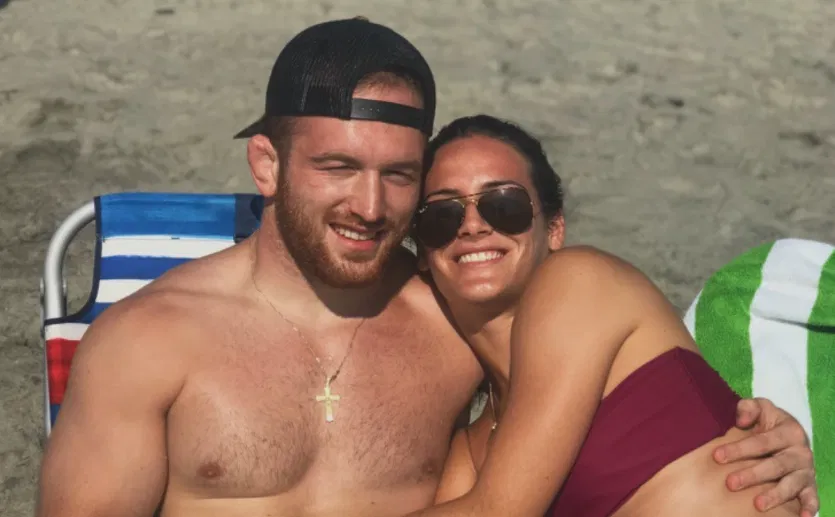 Kyle Snyder and his wife, Maddie Pack.