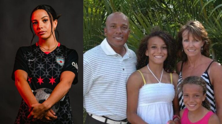 Mallory Swanson's parents Karen and Horace Pugh are former athletes