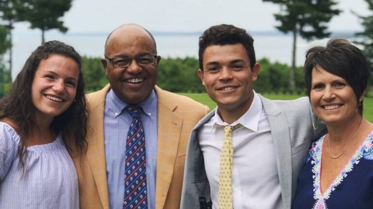 NBC Sportscaster Mike Tirico shares two kids, Cammi and Jordan with his wife Deborah