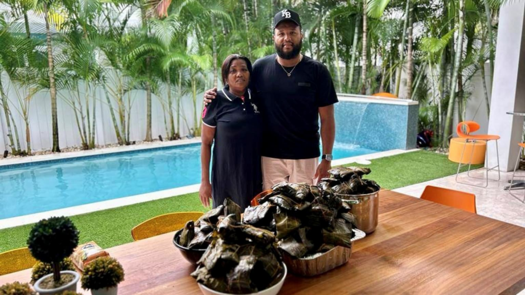 Jose Alvarado with mother Crelia Lizarzabal