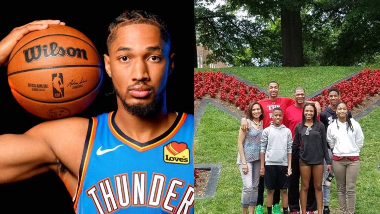 Aaron Wiggins' brothers Joshua and Zacch are also basketball players