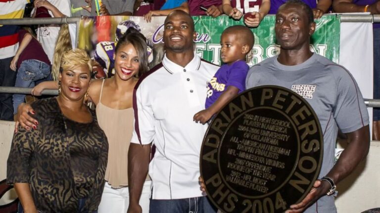 Adrian Peterson's father, Nelson Peterson was released from Jail in 2006