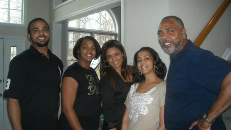 Dave Parker kids, Danielle, Dorian and David Jr.