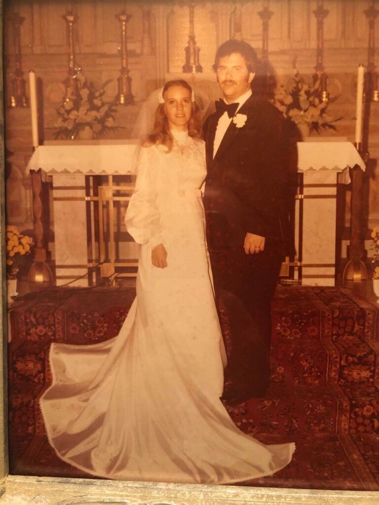 In October 1975, Terry and Jane married at Terry’s church, St. Martin’s in Cincinnati.