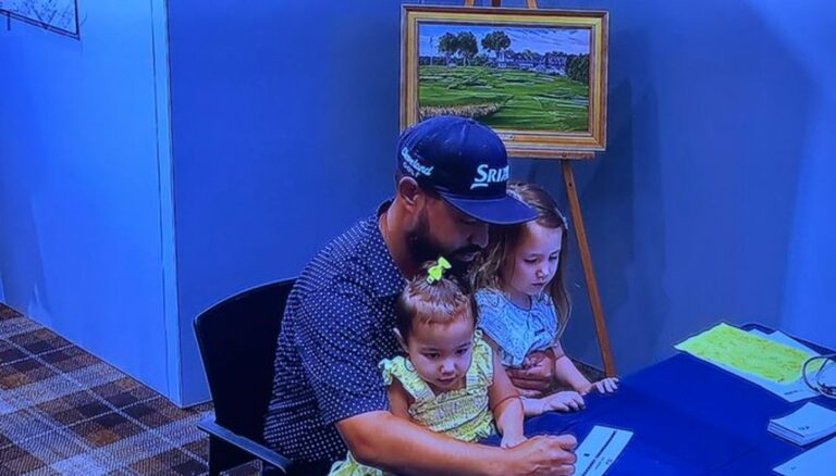 JJ Spaun daughter illness