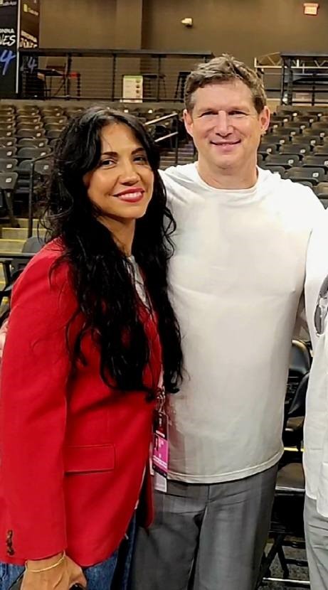 Karl Smesko and his partner, Elena Ruiz.