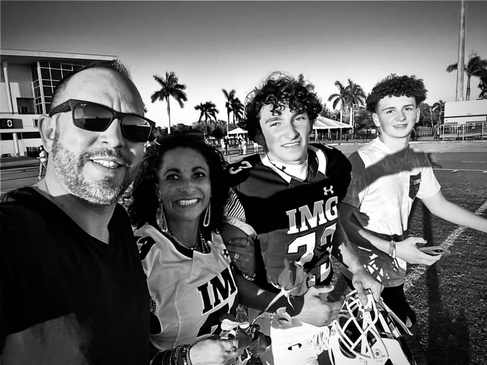 Tyson with Parents Michael, Anna and brother Jackson