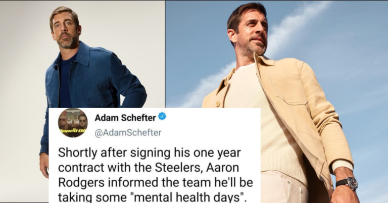 aaron rodgers mental health days steelers
