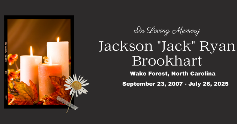 Jack Brookhart Death