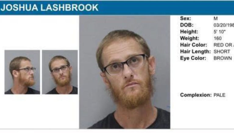 Joshua Lashbrook Arrested