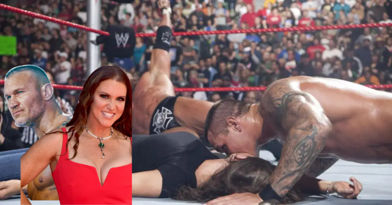 Randy OrtonKiss es Stephanie Mcmahon