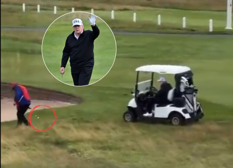 Trump Cheating Golf Again