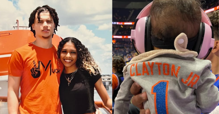 Clayton Jr baby mama