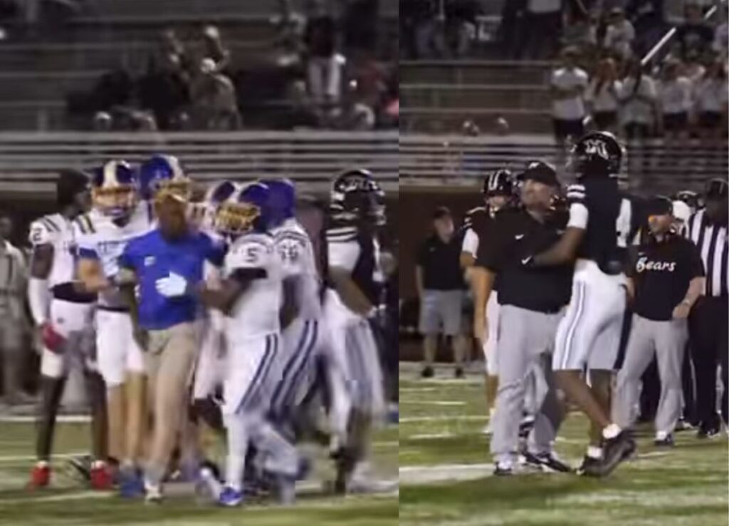  Crisp County Coach on the left, while the Houston County Coach on the right.