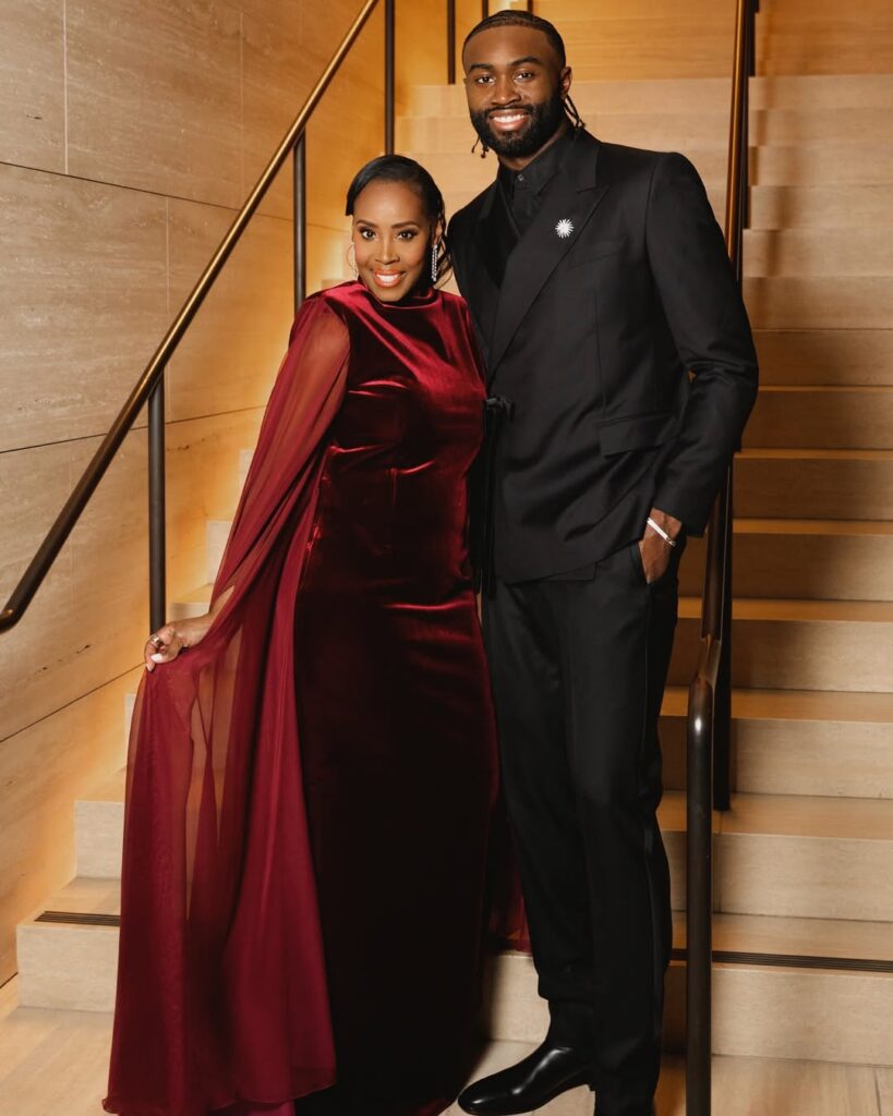 Jaylen with his beloved mother, Mechalle 