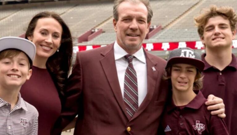 Jimbo Fisher With His Family
